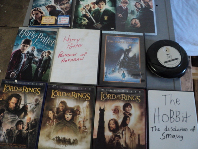 Harry Potter, The Hobbit, Lord of t...