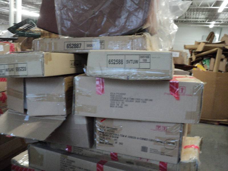pallet of overstock furniture, may ...
