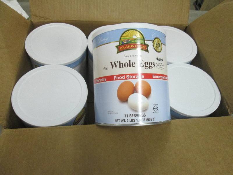 Case of 6 Augason Farms-2 lb Cans o...