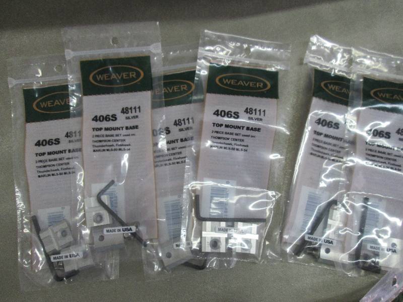 Lot of 6 Weaver Base Top Mount - 40...