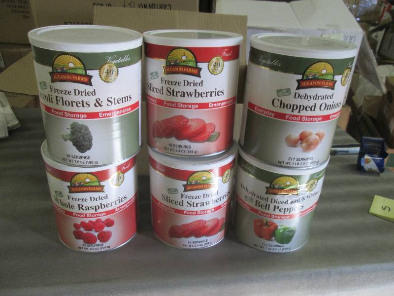 Case of 6 Large Cans Augason Farms ...