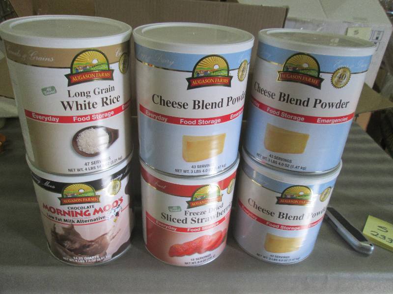 Case of 6 Large Cans Augason Farms ...