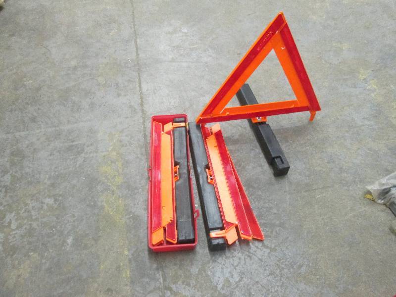 Lot of 3 Emergency Reflective Hazar...