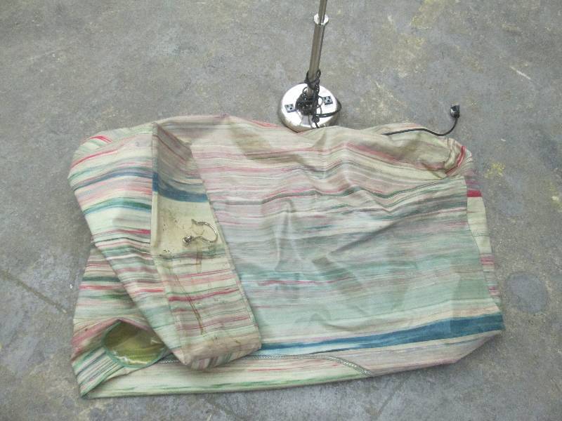 Garment Bag, Silver Lamp  ...