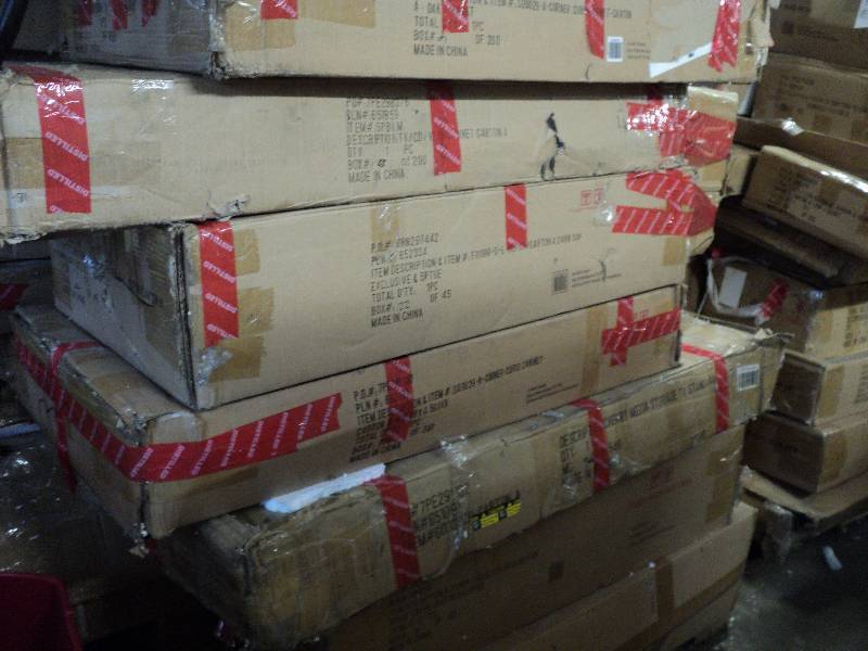 pallet of overstock furniture, may ...