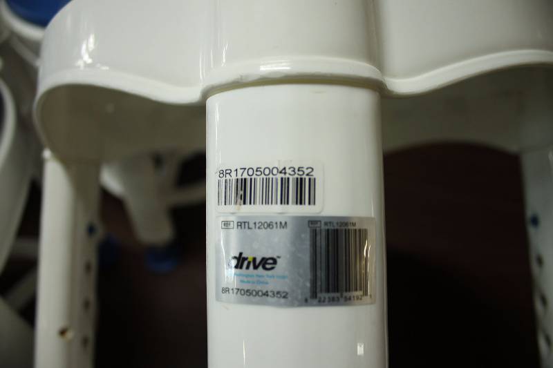 Plastic shower chairs.   Drive model RTL12061M