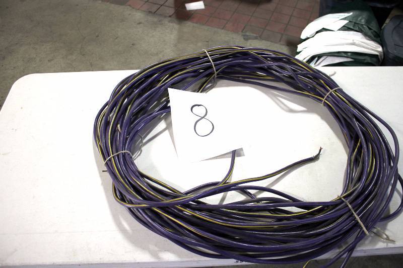 250 extension cord.  Purple &amp Yellow.&nbsp