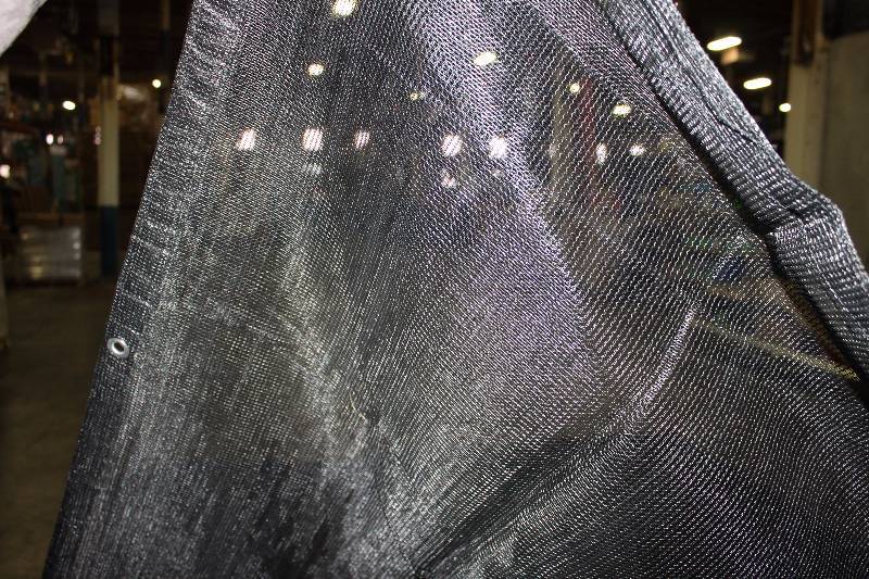 Bug netting  mesh tarp.  Black.  11 x 15