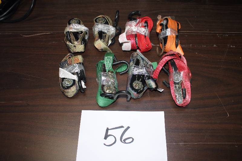 Assorted Ratchet Straps (8) .