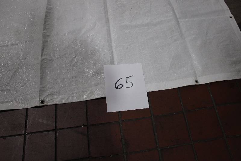 Heavy Duty White Tarp - 5 x 48