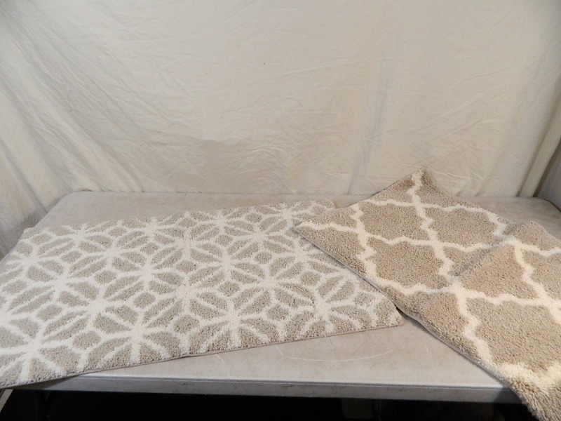 2 New Rubberbacked Rugs