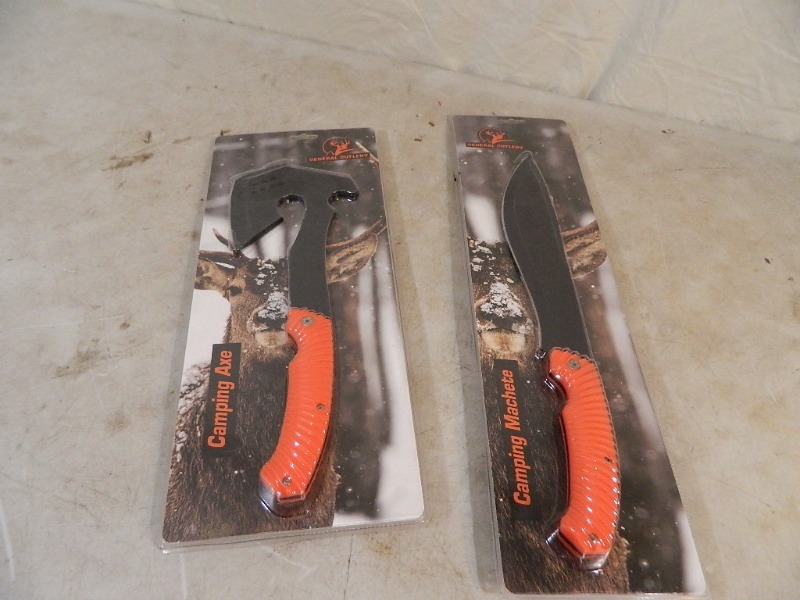 New Camping Ax and New Camping Machete