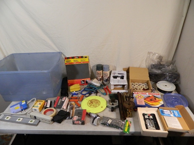 Assorted Electronics, Tools, Shop Supplies
