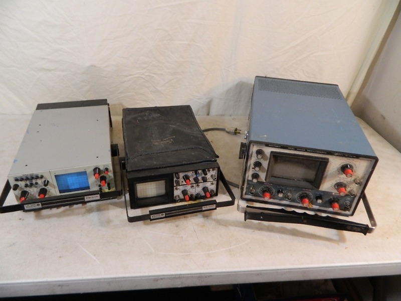 Vintage Oscilloscope Electric Test Machines