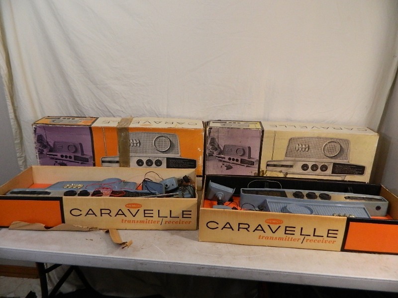 2 Vintage Caravelle Transmitter  Receivers