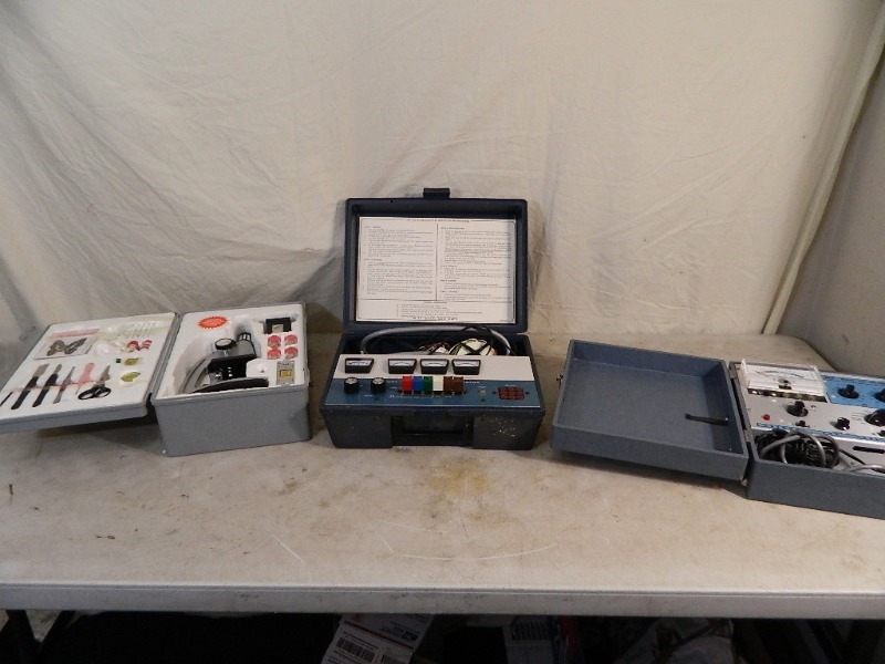 Vintage Microscope and Vintage Electronics