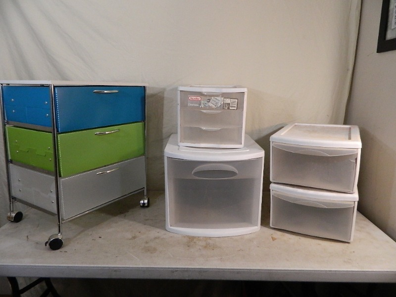 5 Storage Drawers  Organizers