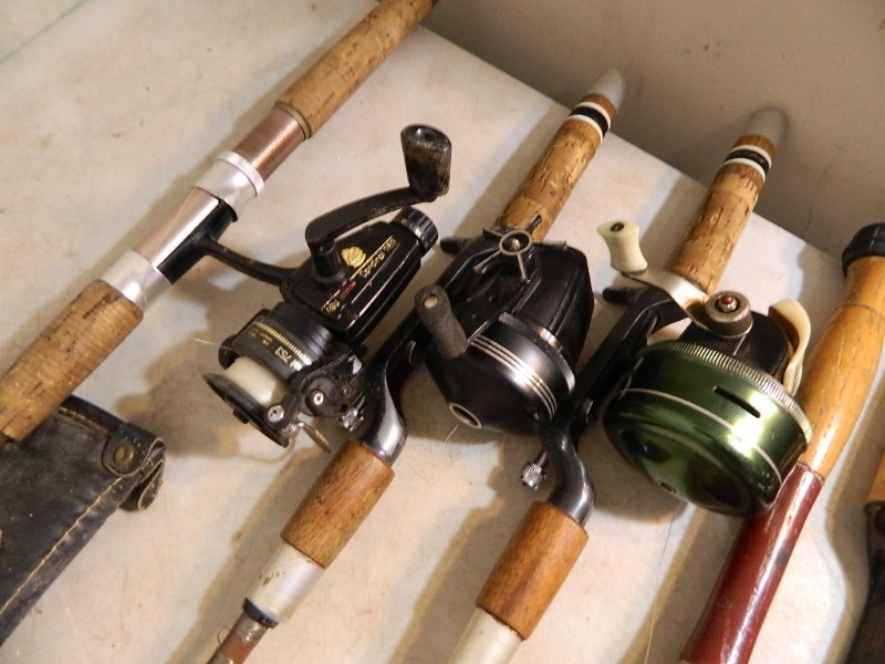 Vintage Fishing Rods, Reels, Cases