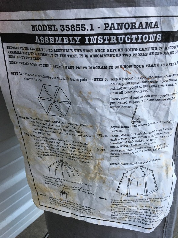 lot 29 image: Sectagon Screen Tent in Bag