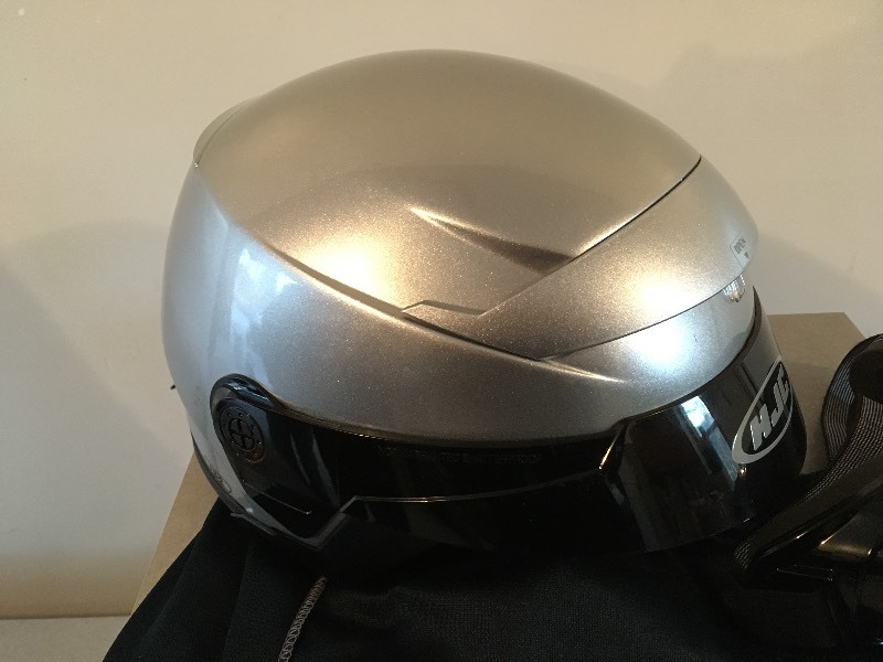 lot 31 image: HJC FS-2 Helmet & Goggles with bags