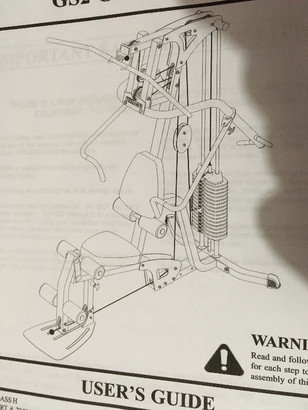 lot 26 image: Gym System - Parabody GS2