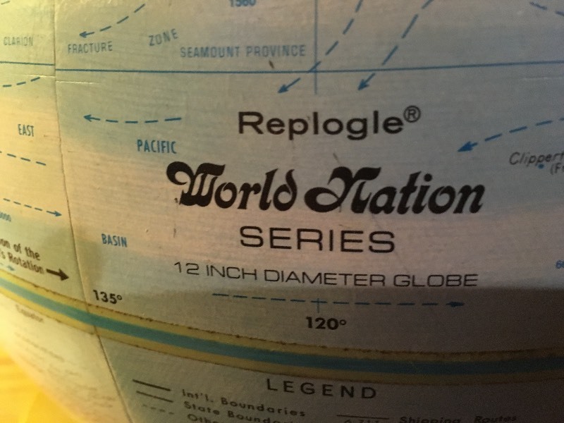 lot 56 image: Globe - Replogle World Nation Series