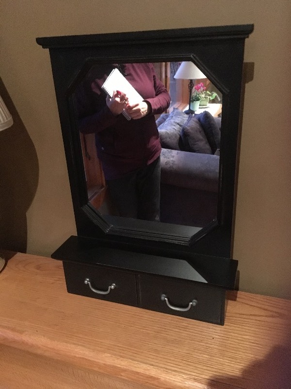 lot 52 image: Mirror with Drawers