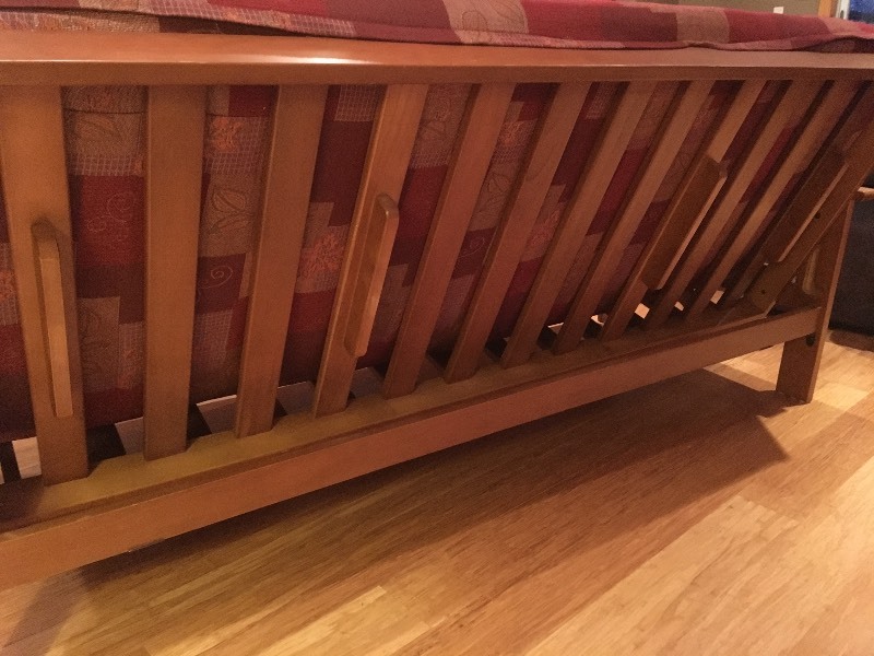 lot 36 image: Futon - Queen Size Mission Style