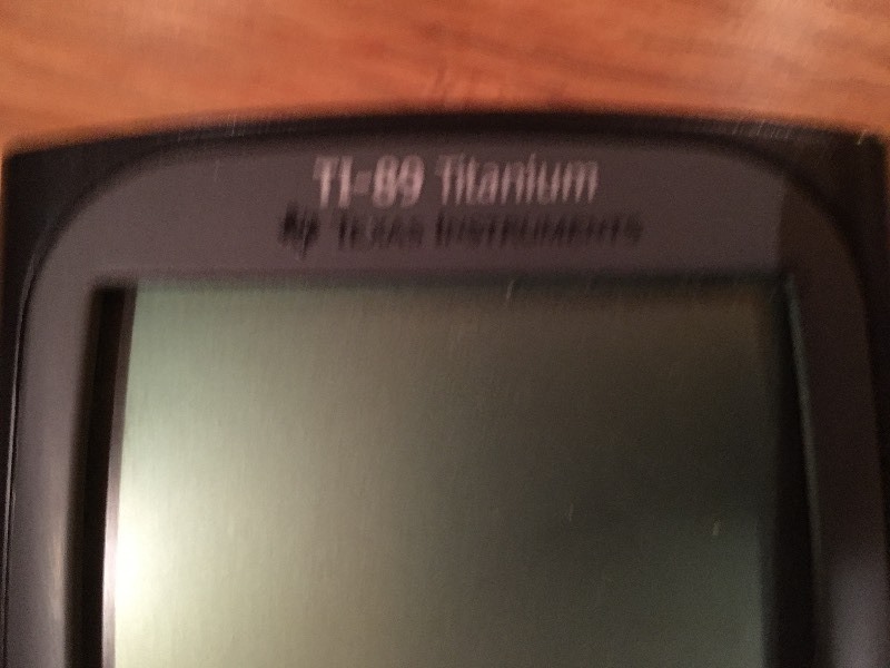 lot 60 image: Calculator TI-89 Titanium