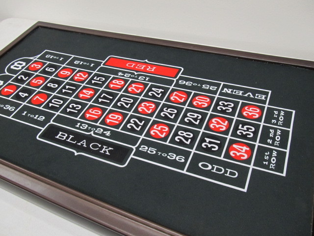 lot 208 image: NICE Large Casino BlackjackRoulettePokerCraps Setup