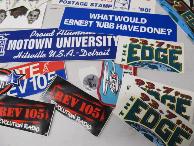 lot 165 image: HUGE Lot of Bumper Stickers Patches etc