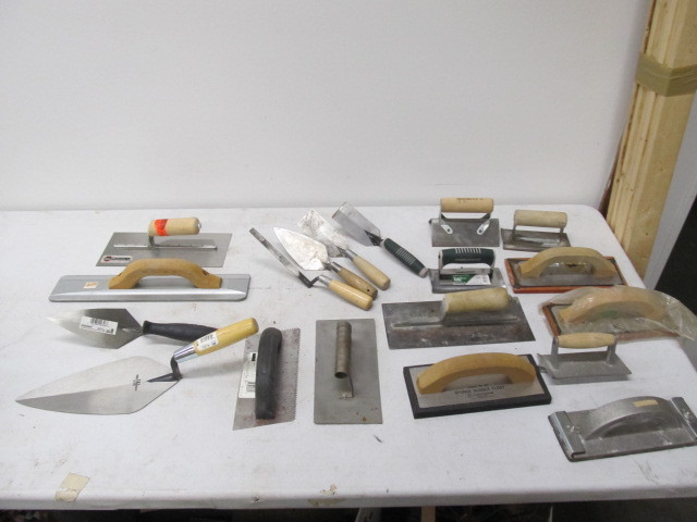 lot 156 image: Quality Masonry Hand Tools
