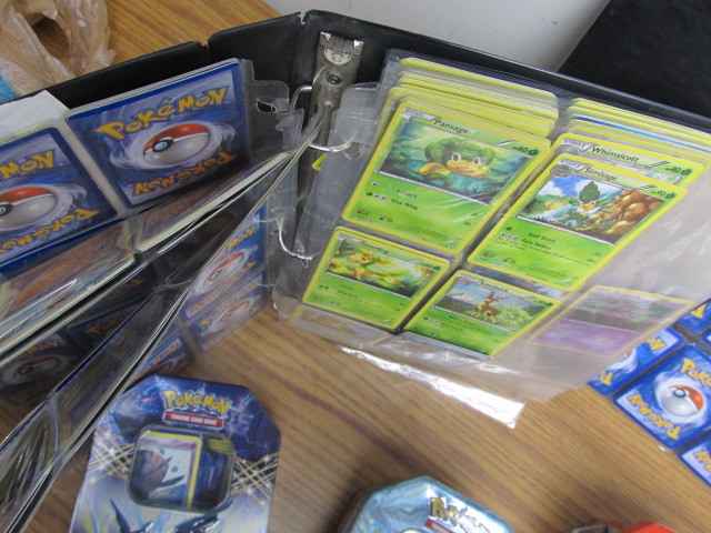 lot 289 image: Large Lot of POKEMON Cards wTins