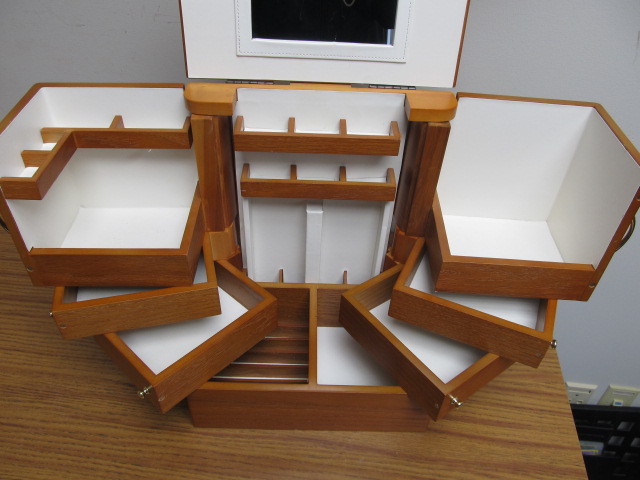 lot 292 image: Lori Greiner Cosmetic Organizer Cabinet