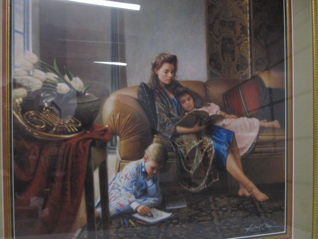 lot 216 image: Signed & Numbered Print The Artist by Robert A. Olson