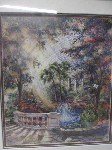 lot 218 image: Signed & Numbered Print The North Garden by Susan T. Amidon