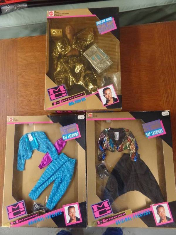 lot 504 image: MC HAMMER DOLL WITH ACCESSORIES