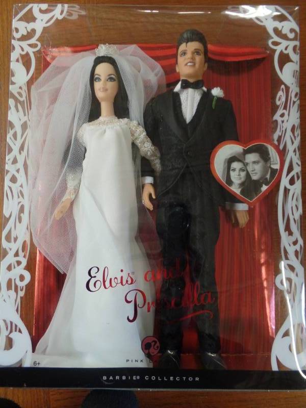 lot 510 image: ELVIS & PRISCILLA DOLLS