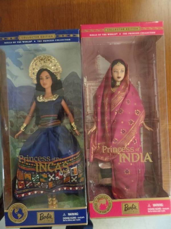 lot 427 image: BARBIE COLLECTIBLES DOLLS OF THE WORLD PRINCESS COLLECTION