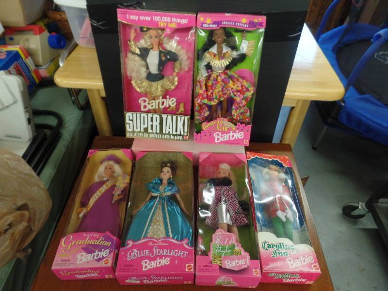lot 454 image: SPECIAL EDITION BARBIES IN ORIGINAL PACKAGING