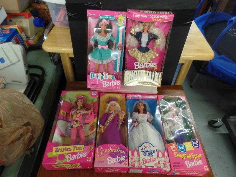 lot 455 image: SPECIAL EDITION BARBIES IN ORIGINAL PACKAGING
