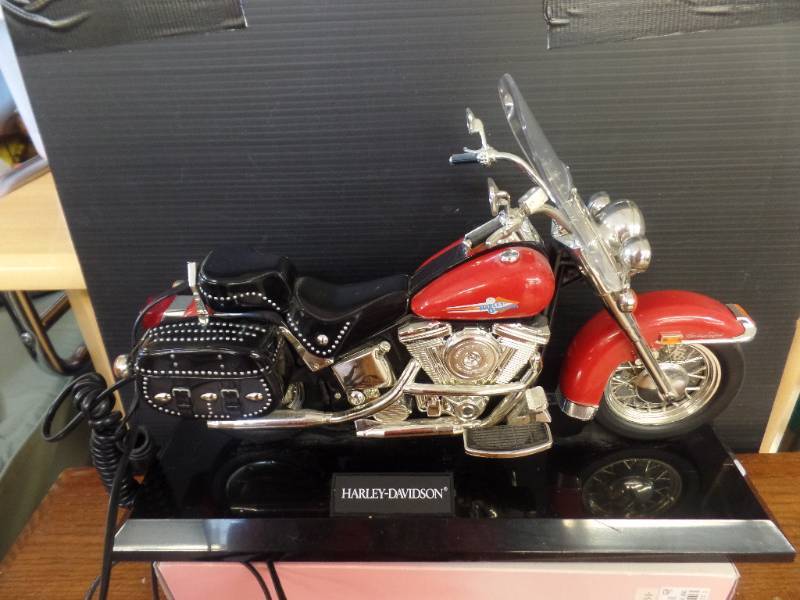 lot 590 image: HARLEY SOFTAIL TELEPHONE
