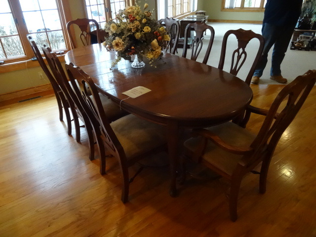 Pennsylvania House Dining Room Table K C Auctions Hugo High End Estate Liquidation K Bid