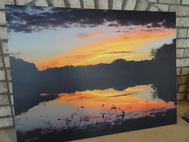 lot 17 image: Frameless Photo Print On Canvas