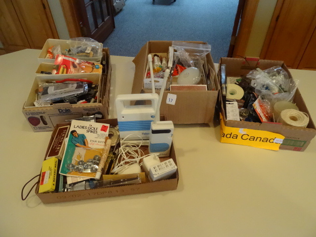 lot 37 image: Misc Junk Drawer Items, Fisher Price