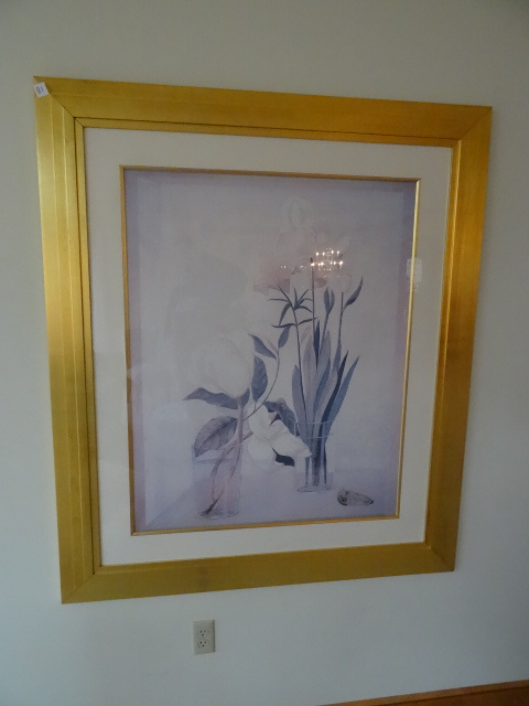 lot 81 image: Extra large Wall Art Framed 48 X 56