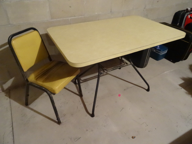 lot 139 image: Original Table W 1 Chair From Big Ben