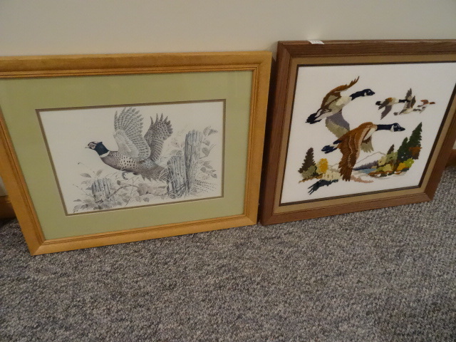 lot 168 image: Framed Pheasant Print & Framed