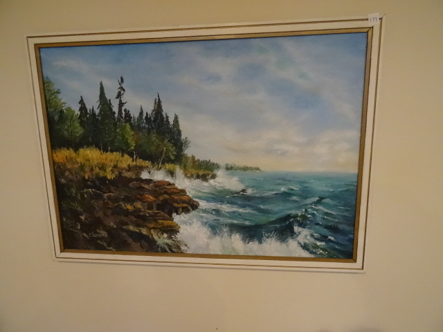 lot 177 image: Framed Art Original Painting