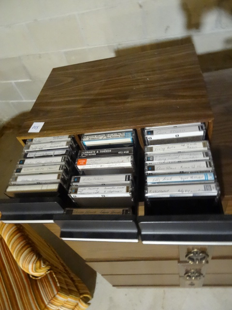 lot 225 image: Misc Cassette Tapes WOrganizer